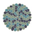 Beaded Peacock Placemat