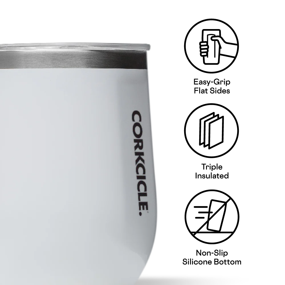 Classic Stemless Matte Black 12oz