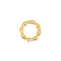 Aluminum Bamboo Napkin Ring Gold