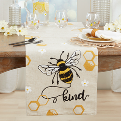 Bee Kind Honeycomb Runner