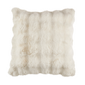 Ivory Bubble Faux Fur Pillow 20"