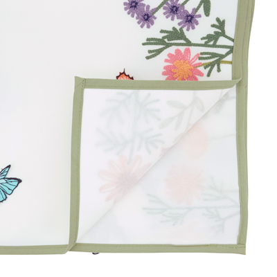 Flowers And Butterflies Runner