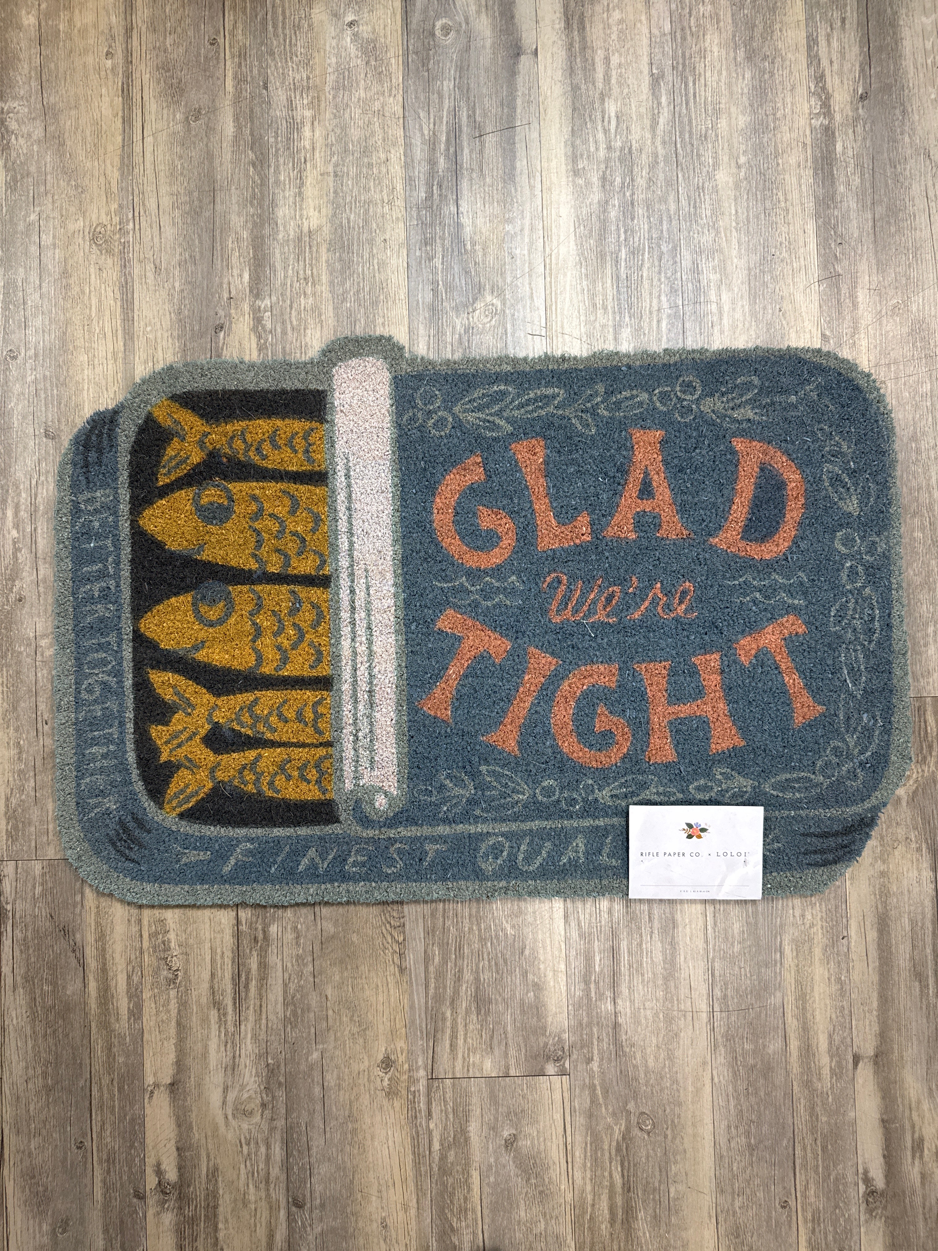 Port Mat Blue Gray 2x3