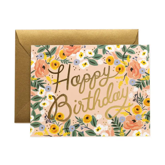 Rosé Birthday Card