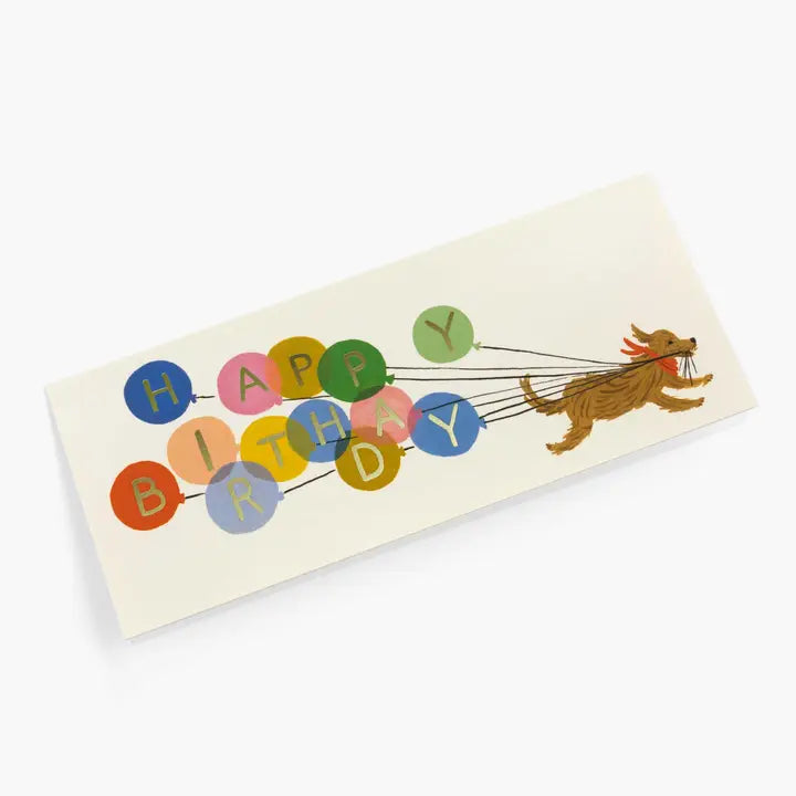 Balloon Birthday Card