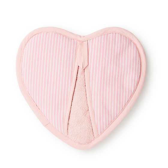 Rosy Check Heart Potholder