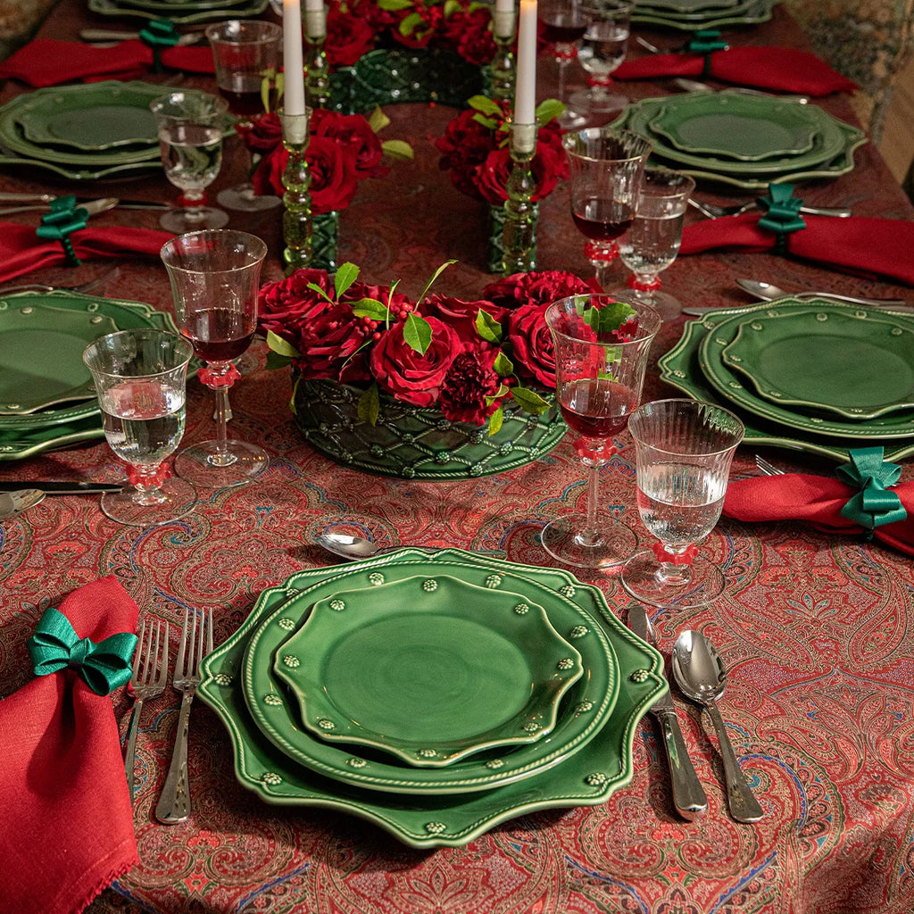 Scalloped Dessert/Salad Plate - Basil