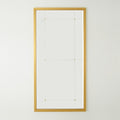 Beaumont Floor Mirror-Gold Leaf