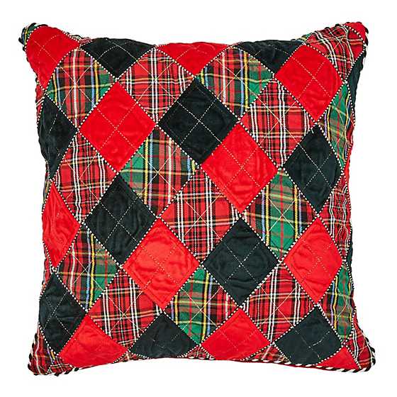 Diamond Tartan Throw Pillow