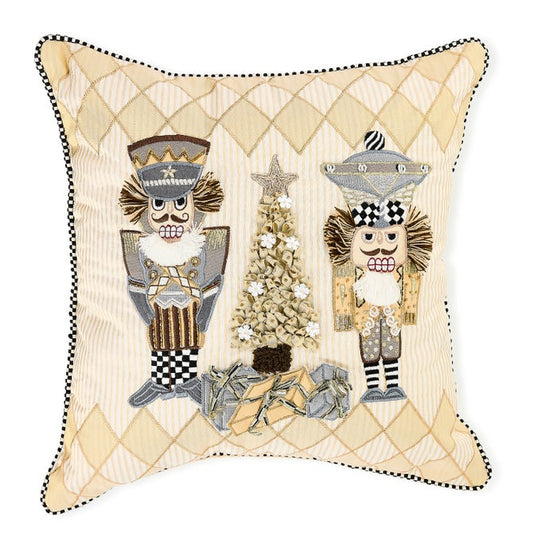 Glam Up Nutcracker Throw Pillow