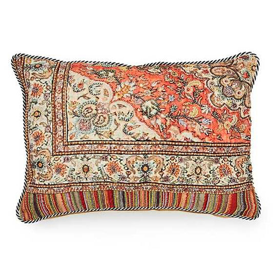 Persian Beaded Lumbar Pillow