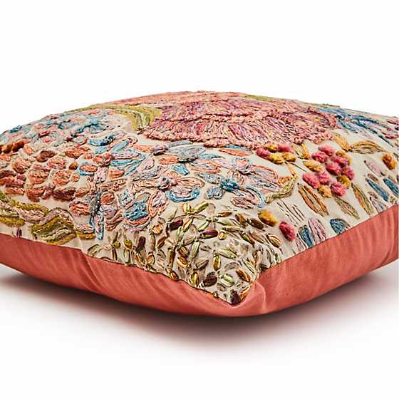 Flower Field Throw Pillow
