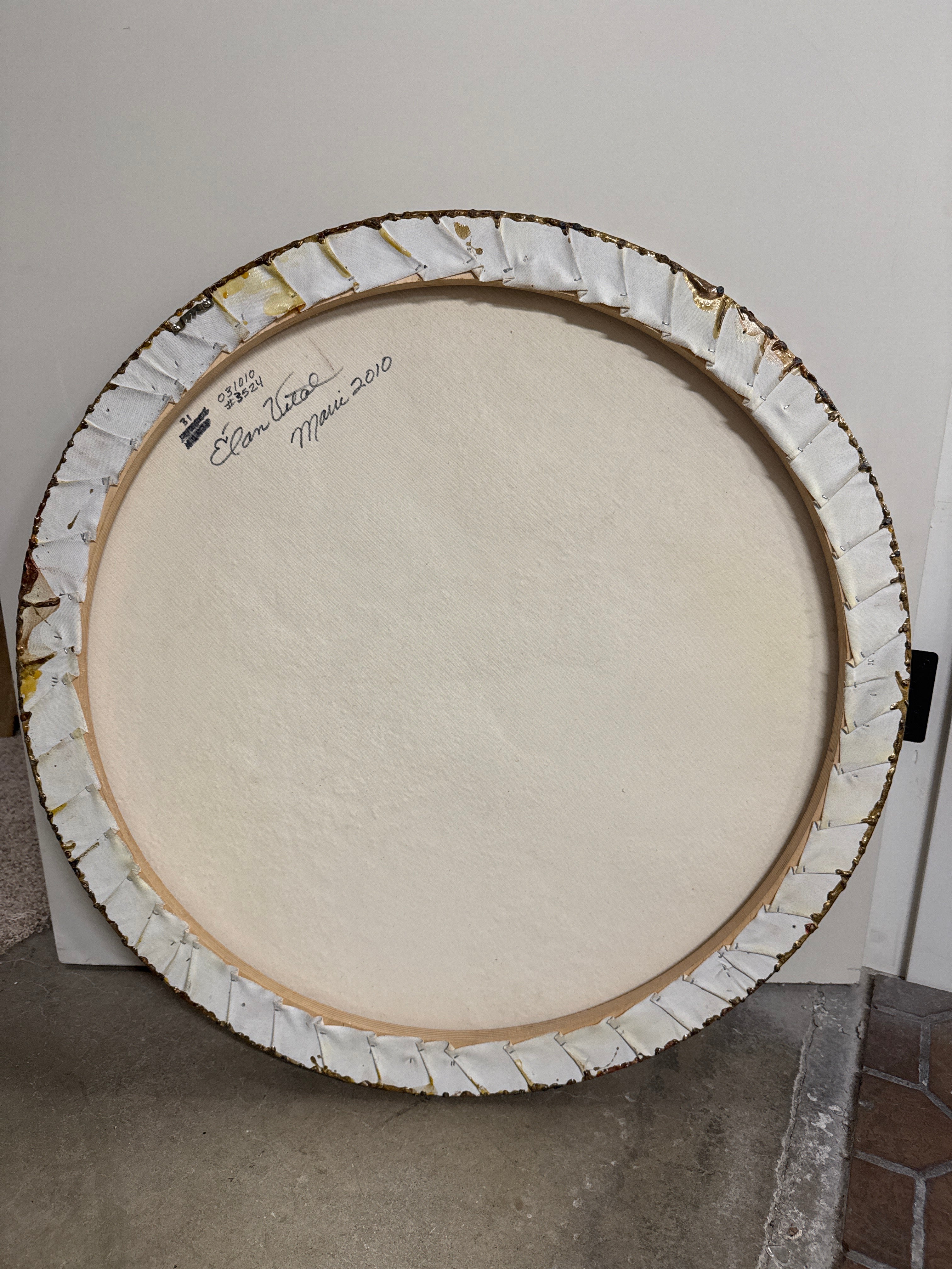 Round Textured Art