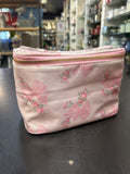 Pink Floral Make Up Bag