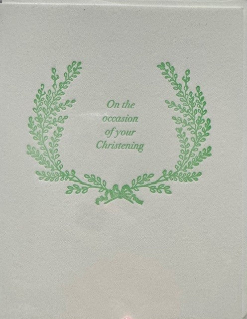 Christening Card