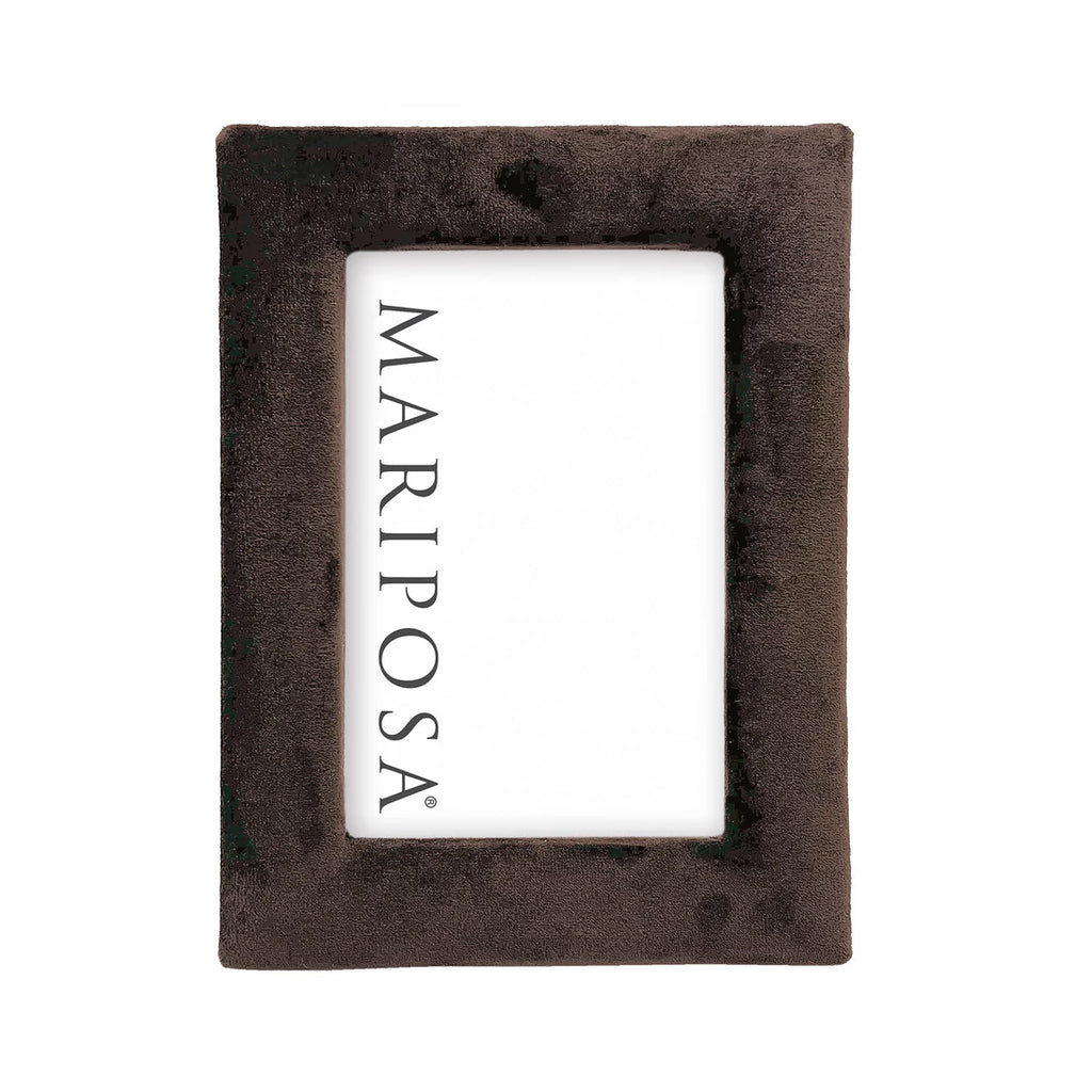 Lola Chocolate Velvet 4x6 Frame