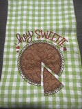 Green Hey Sweetie Tea Towel