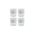 Mahjong Tiles Suite of 4 Double Old Fashioned Glasses