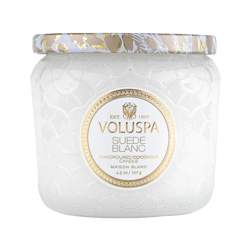 Suede Blanc Petite Jar Candle