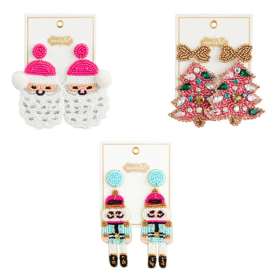 Nutcracker Beaded Earrings