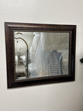Brown Framed Mirror