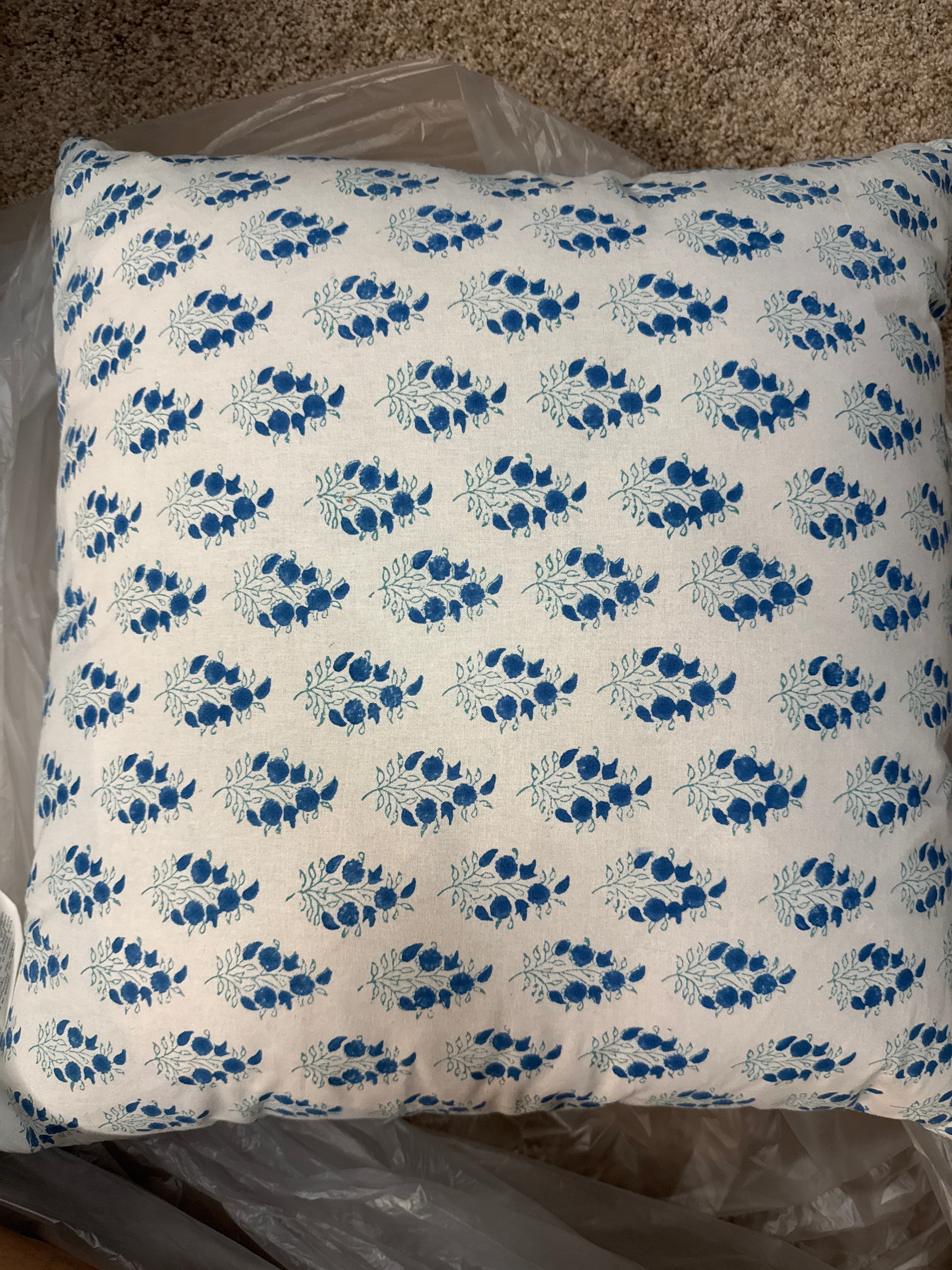 Phool Block Pillow