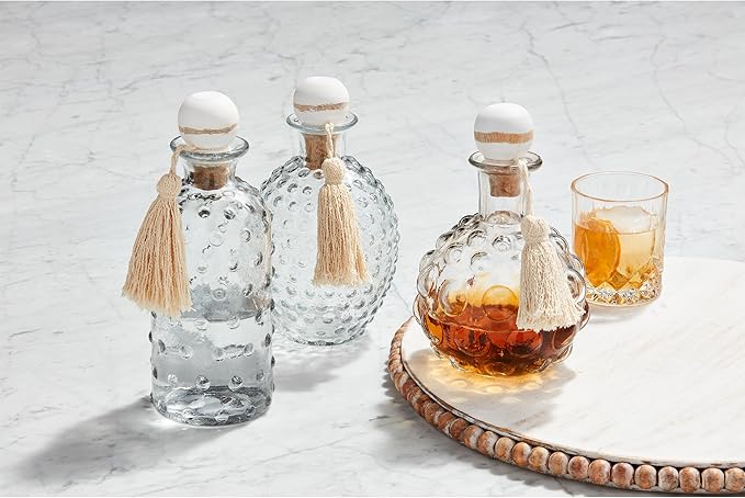 Oval Hobnail Decanter