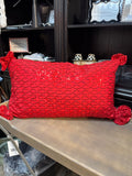 Red Sequin Pillow Large