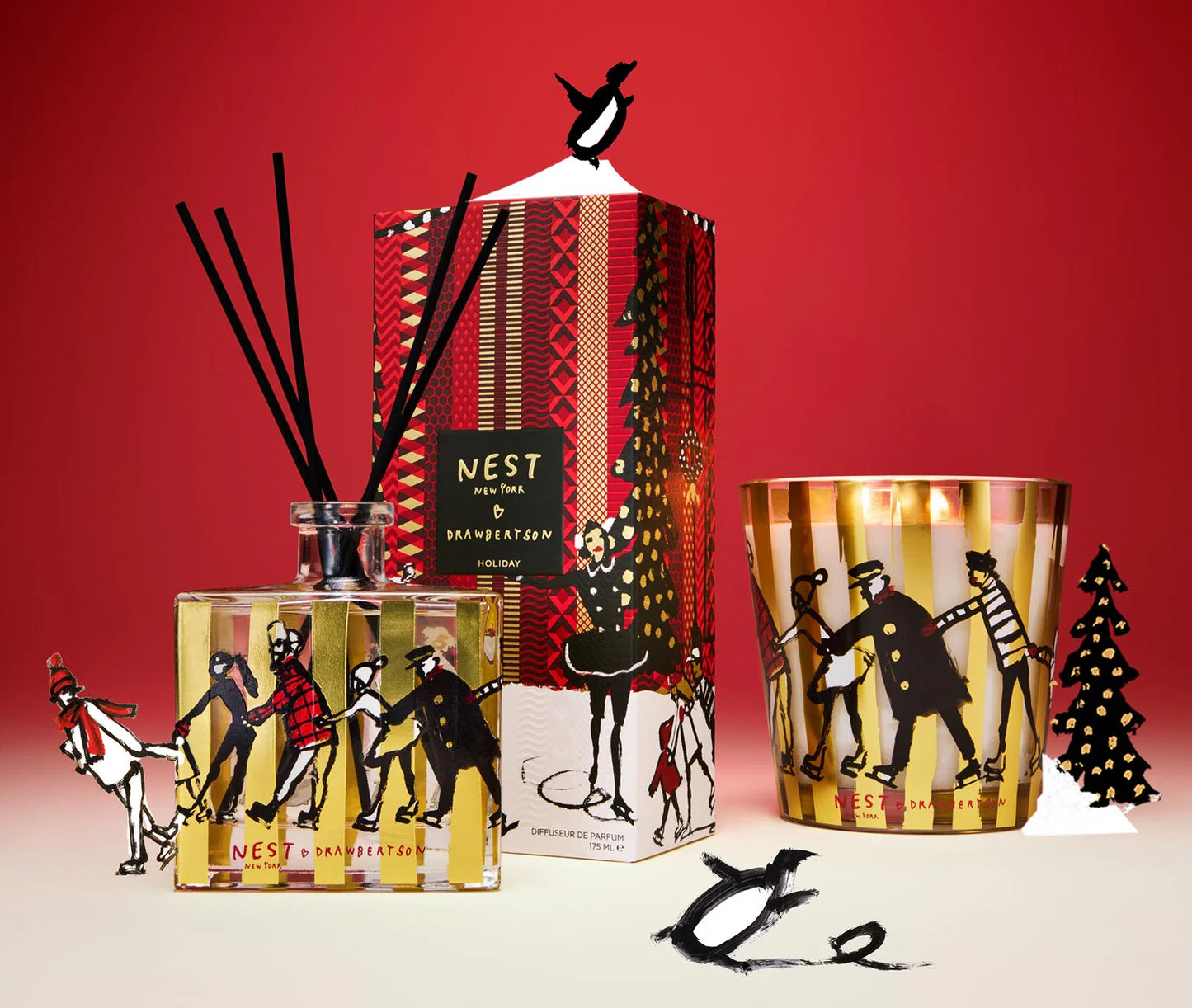 Drawbertson Holiday Reed Diffuser