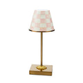 Rosy Check LED Rechargeable Cafe Table Lamp