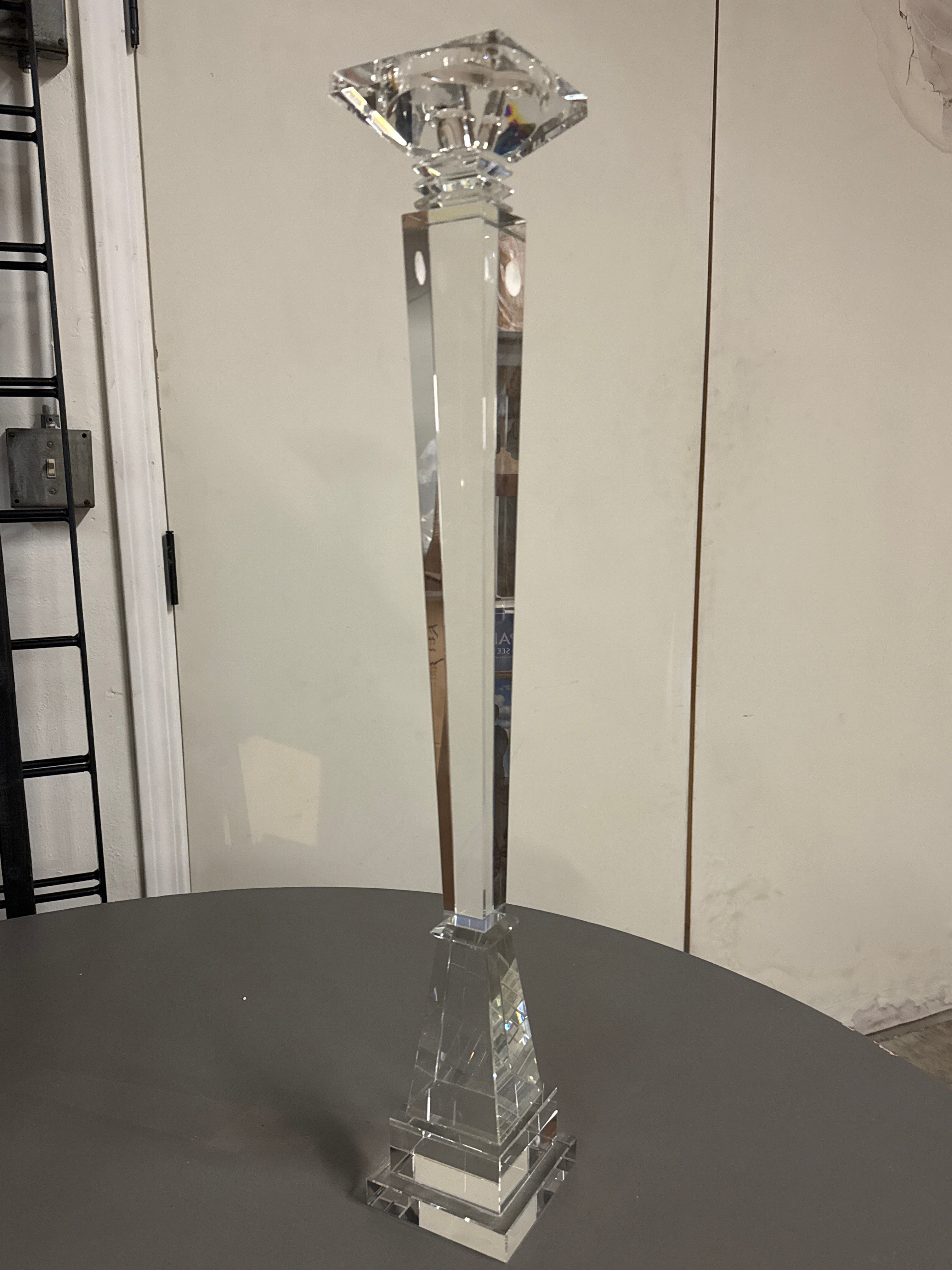 Glass Candlestick