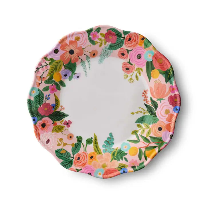 Garden Party Melamine Assorted Dinner Plates