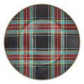 Tartan Black Dinner Plate