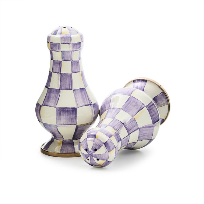 House Of Moseley Check Salt & Pepper Shakers - Thumbnail 3