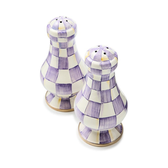 House Of Moseley Check Salt & Pepper Shakers - Thumbnail 2