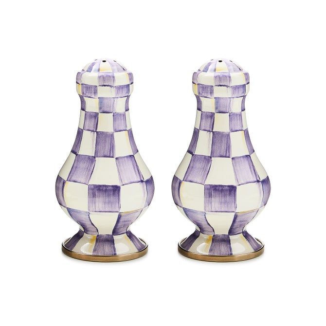House Of Moseley Check Salt & Pepper Shakers