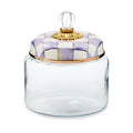 Violet Check Small Kitchen Canister