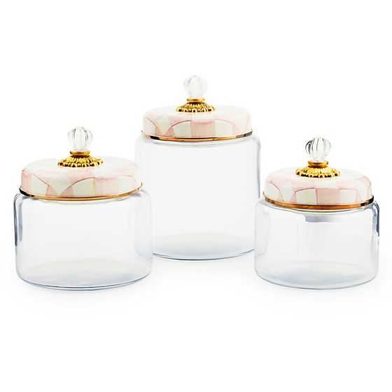 Rosy Check Kitchen Canister, Medium - Thumbnail 2