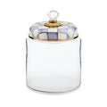 Violet Check Large Kitchen Canister