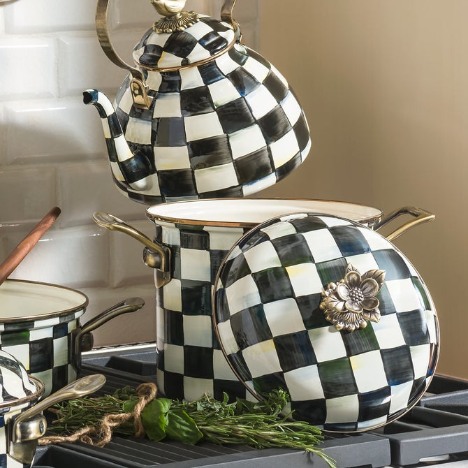 Courtly Check 7 Quart Stockpot - Thumbnail 3