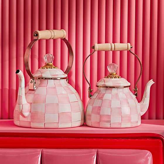 Rosy Check 2 Quart Tea Kettle