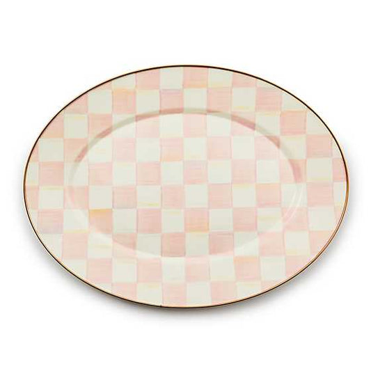 Rosy Check Medium Oval Platter