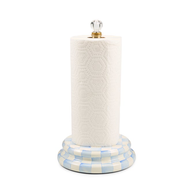 Sky Check Paper Towel Holder