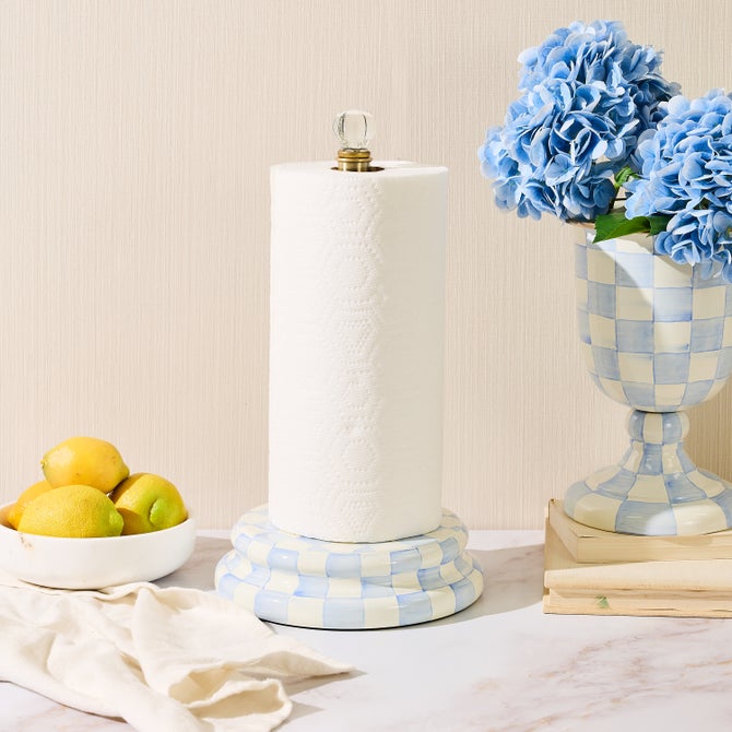 Sky Check Paper Towel Holder