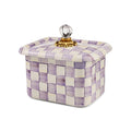 Violet Check Recipe Box