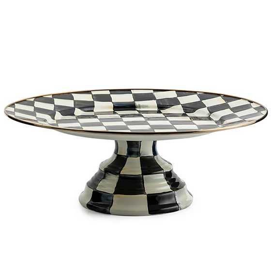 Courtly Check Large Pedestal Platter