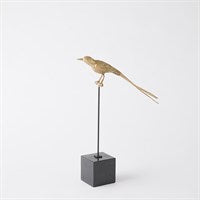 Perched Swallow-Brass-Sm