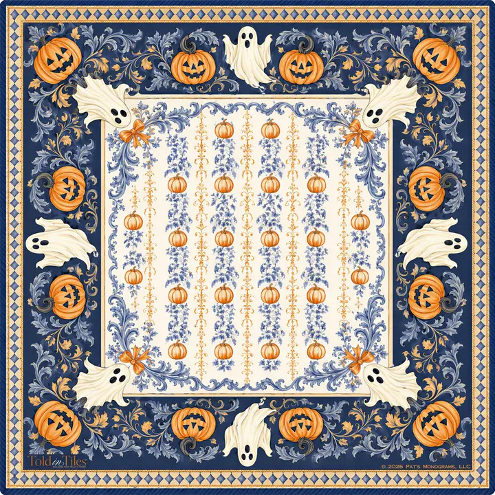 Trick or Tiles Halloween Mahjong Mat