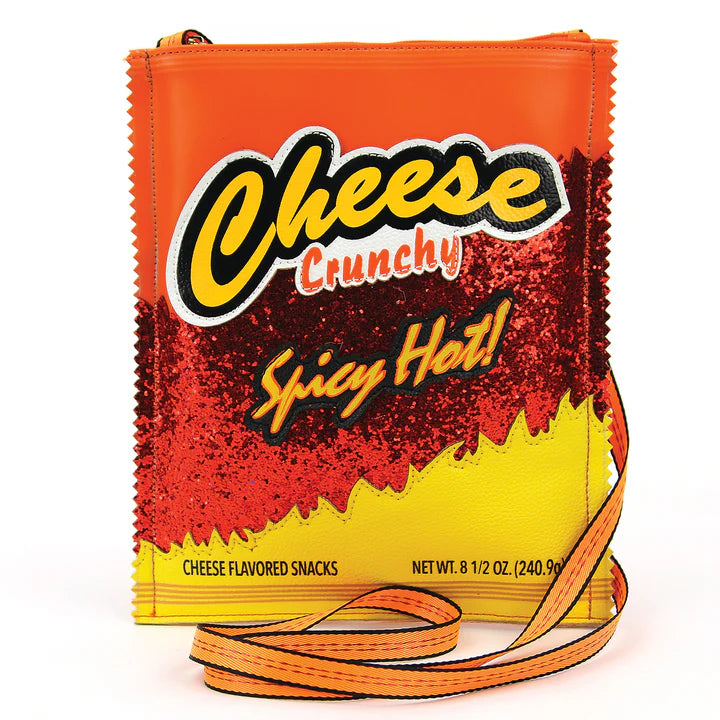 Cheese Crunch Crossbody Bag in Vinyl