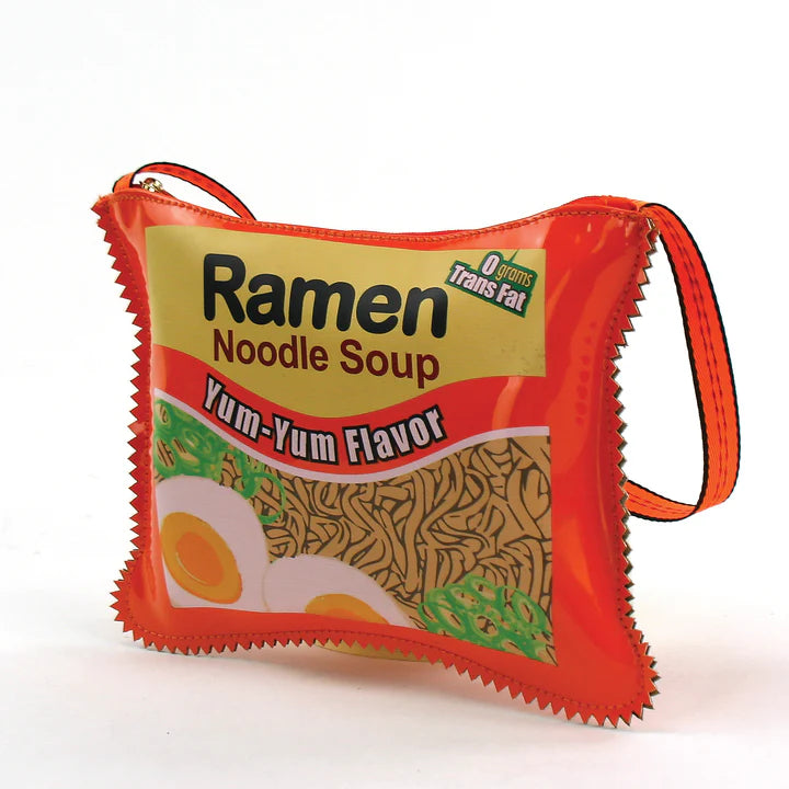 Ramen Instant Noodle Soup Crossbody Bag in Vinyl